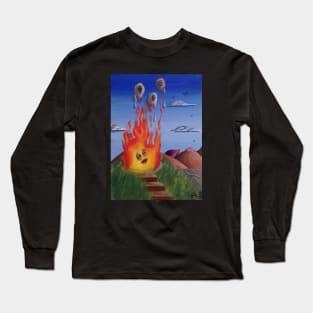 Fire Destroying Itself Long Sleeve T-Shirt